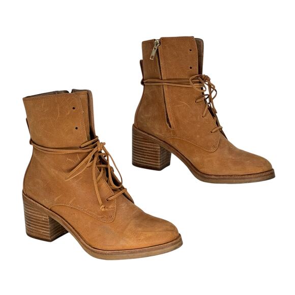 UGG Oriana Chunky Rustic Boot Women's SZ 7.5 Brown Boho Rugged Cottage Core - Picture 5 of 12